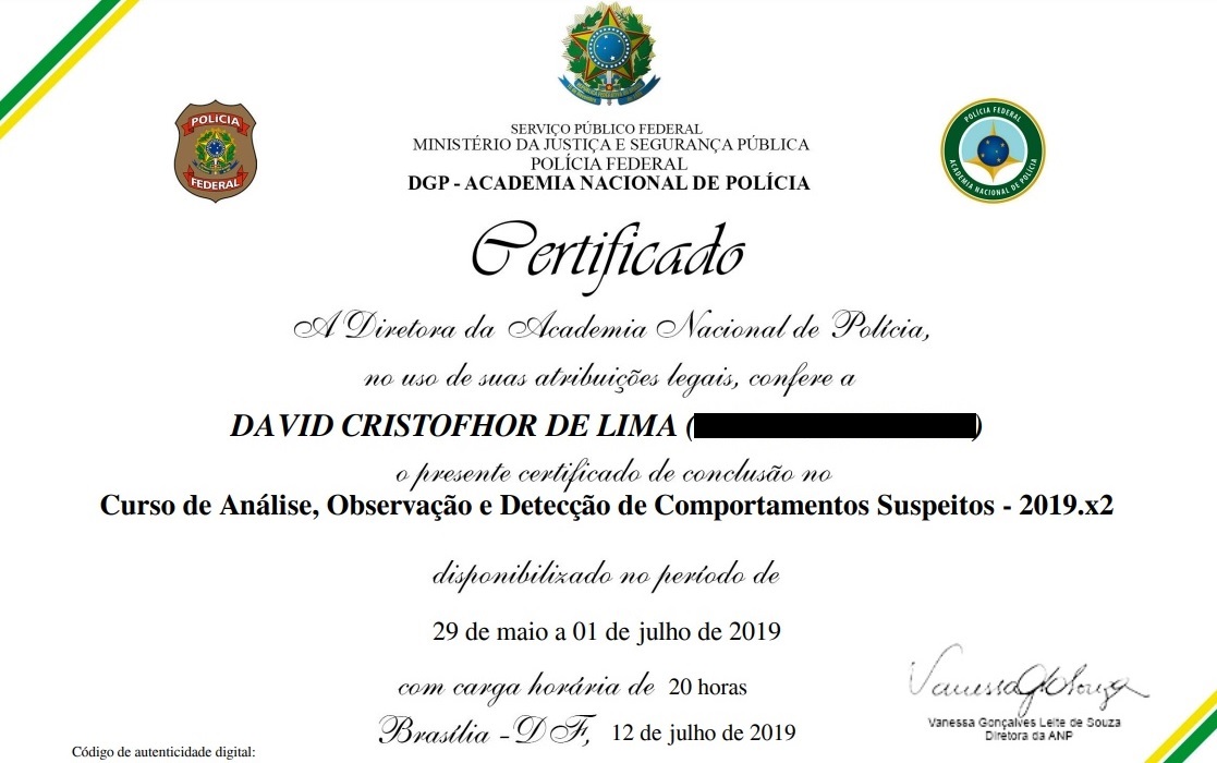 Análise, Observação e Detecção de Comportamentos Suspeitos