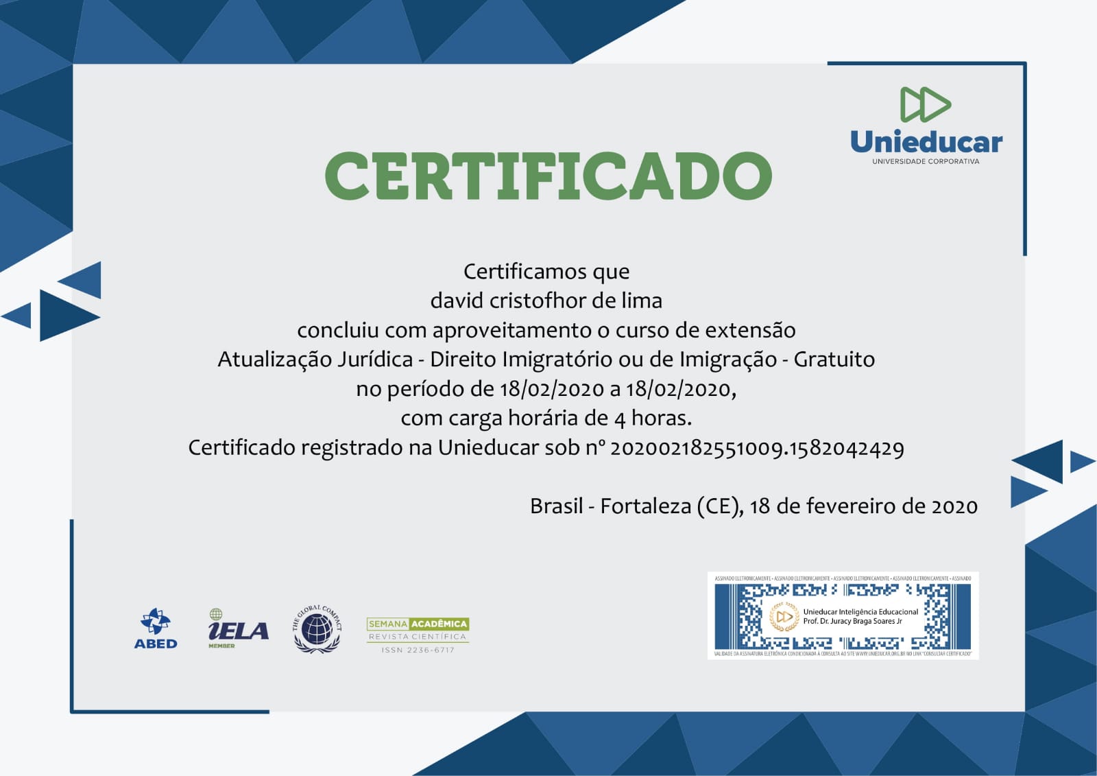 Atualização Jurídica - Direito Imigratório ou de Imigração